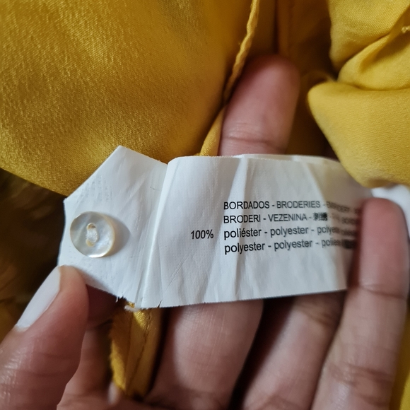 Size- S, ZARA Embroidered mesh jumpsuit dress. - Picture 9 of 10